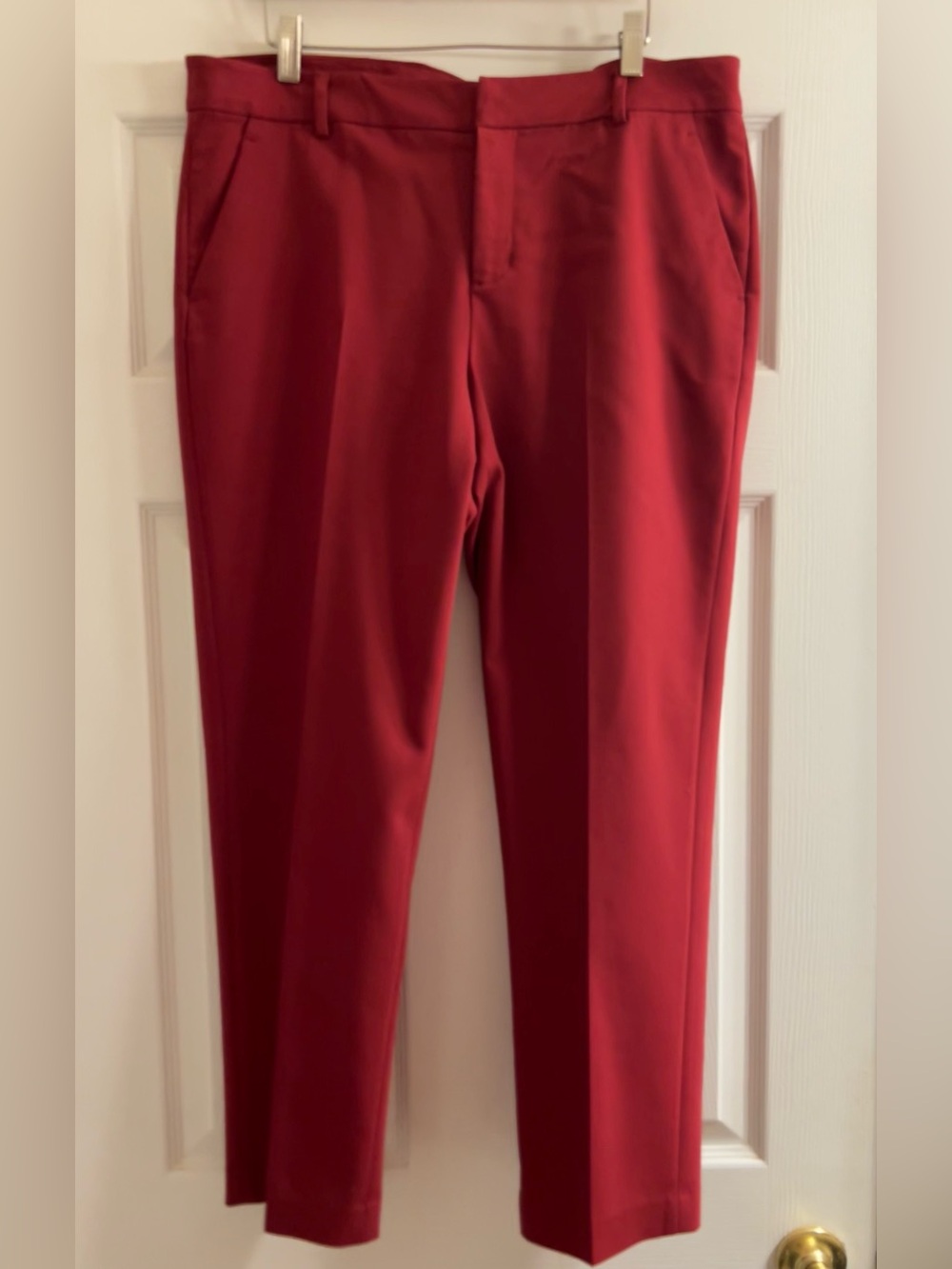 Liverpool Jeans Company Red Tailored Women's Trousers